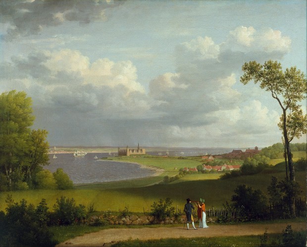 Christoffer_Wilhelm_Eckersberg_-_View_north_of_Kronborg_Castle_-_Google_Art_Project